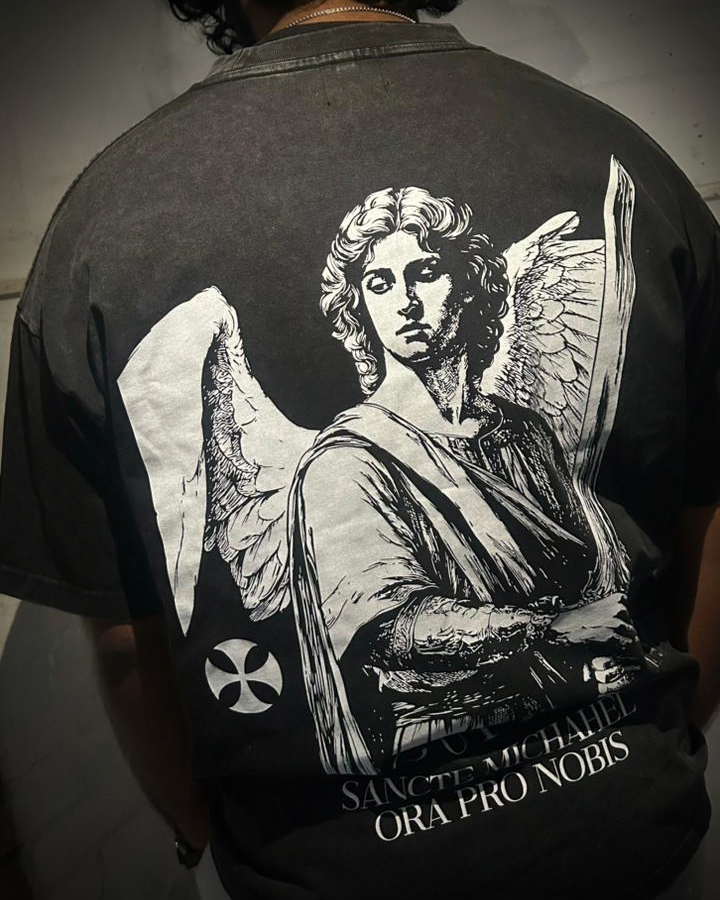 VINTAGE ST. MICHAEL HEAVYWEIGHT TEE | BLACK